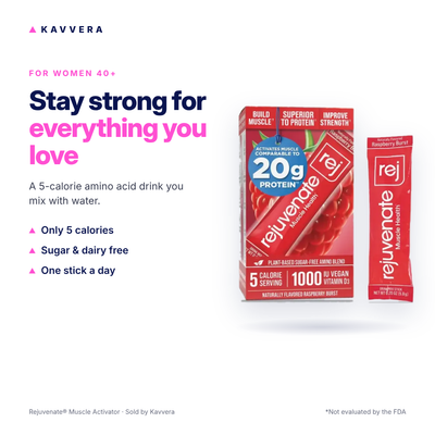 Rejuvenate for women 40+: only 5 calories, sugar and dairy free, one stick a day